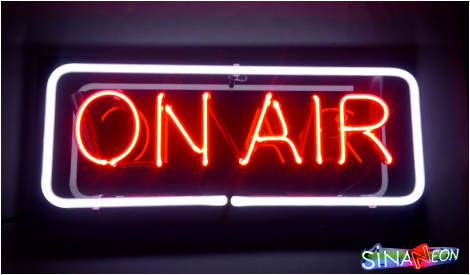 on air neon sign