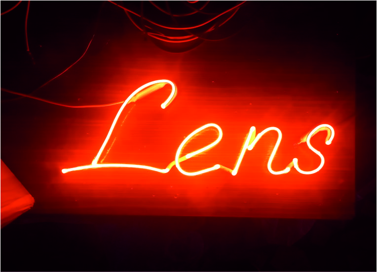 lens ışıklı yazı tabela